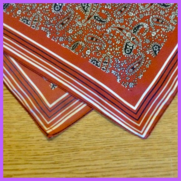 Pocket square scarf_098 - Picture 3 of 5